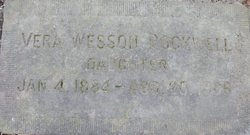 Vera <I>Wesson</I> Rockwell 
