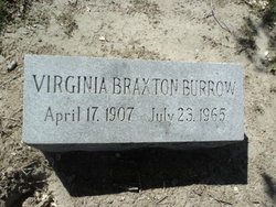 Virginia <I>Braxton</I> Burrow 