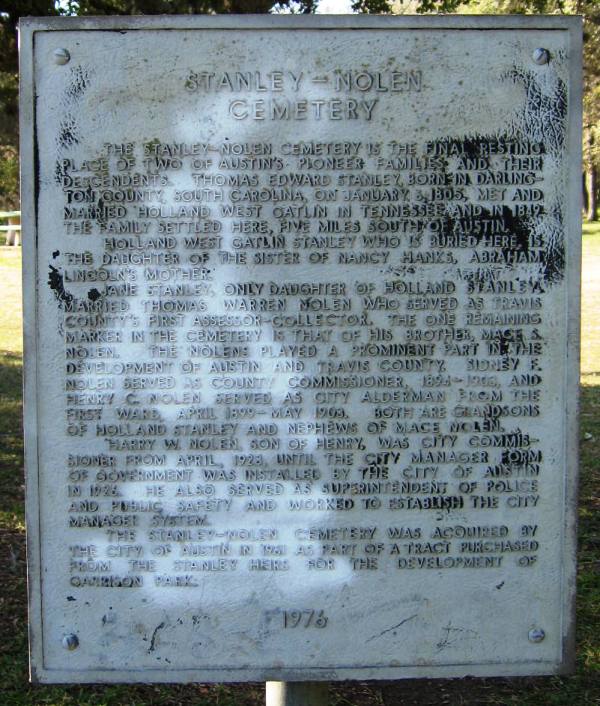 Stanley-Nolen Cemetery