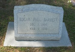 Edgar Paul Barrett 