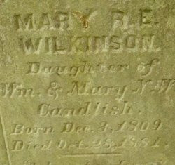 Mary E <I>Candlish</I> Wilkinson 