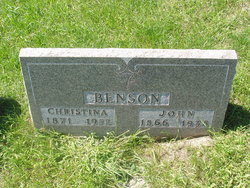 Christina <I>Kull</I> Benson 
