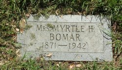 Myrtle Pearl “Mattie” <I>Hicks</I> Bomar 