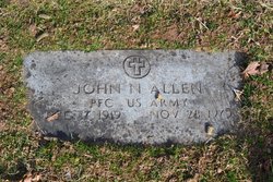PFC John N Allen 