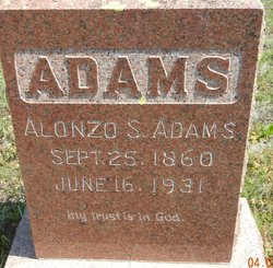 Alonzo S Adams 