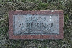 Allene Marjorie <I>Kellogg</I> Allmendinger 