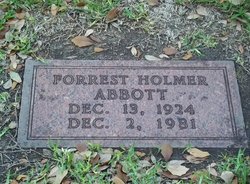 Forrest Holmer Abbott 