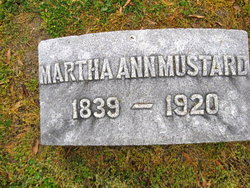 Martha Ann <I>Tunnell</I> Mustard 