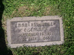 Emma Catherine <I>Rothweiler</I> Eisensmith 