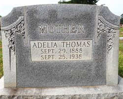 Adelia <I>Hester</I> Thomas 