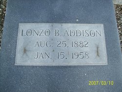Lonzo Baxter “Lon” Addison 
