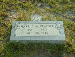 Martha Jane <I>Warren</I> Peacock 