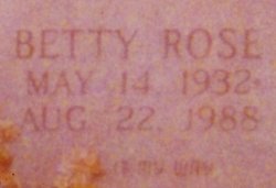 Betty Rose <I>Stockley</I> Alford 