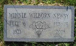 Winnie Belle <I>Wilborn</I> Newby 