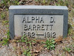 Alpharetta D. “Alpha” <I>Dooly</I> Barrett 