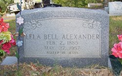 Lealer Bell “Lee/Lela” <I>Snider</I> Alexander 