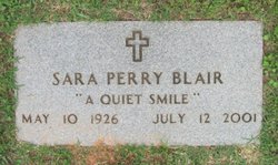 Sara <I>Perry</I> Blair 