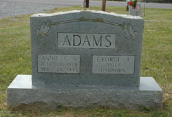 Annie C <I>Sliger</I> Adams 