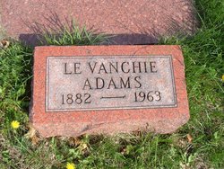 Alice Le Vanchie <I>Barnes</I> Adams 
