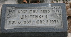 Rose May <I>Reed</I> Whittaker 