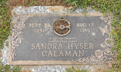 Sandra <I>Hyser</I> Calaman 