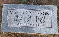 Mable Mae <I>Henderson</I> McPherson 