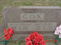 Mary Susan <I>Church</I> Cox 