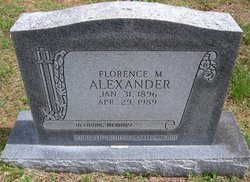 Florence M. <I>Nowell</I> Alexander 