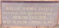 Willie Iduma <I>Doyle</I> Dozier 
