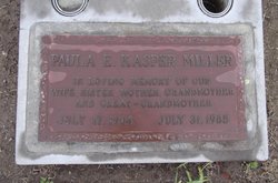 Paula E <I>Kasper</I> Miller 
