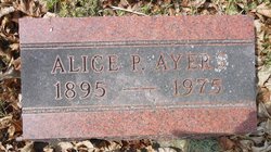 Alice Henrietta <I>Paul</I> Ayers 
