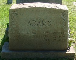 Ada E. <I>Cornwell</I> Adams 