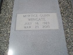 Myrtice <I>Gunn</I> Wingate 