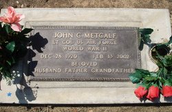 Col John C. “Johnny” Metcalf 