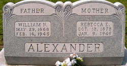 Rebecca Ellen <I>Clendennen</I> Alexander 