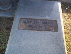 Mary Alice <I>Saffarrans</I> Boutwell 