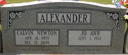 Calvin Newton “Newt” Alexander 