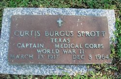 Dr Curtis Burgus Sprott 
