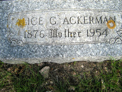 Alice Gertrude <I>Beane</I> Ackerman 