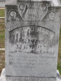 Joseph Mack Barber 