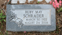 Ruby May <I>Jenkins</I> Schrader 