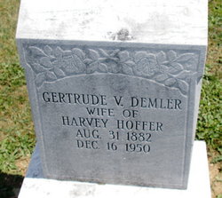 Gertrude <I>Davis</I> Demler-Hoffer 