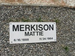 Mattie <I>Reynolds</I> Merkison 
