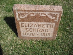 Elizabeth Catherine “Lizzie” <I>Olberding</I> Schrad 