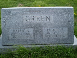 Ellen A. “Mattie” <I>Alexander</I> Green 