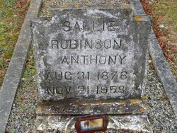 Sallie Robinson Anthony 