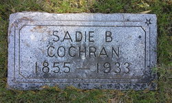 Sadie B. <I>Burcham</I> Cochran 