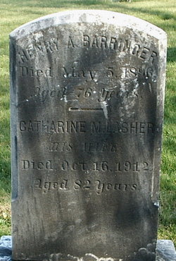 Catherine M <I>Lasher</I> Barringer 