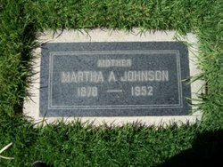Martha Alberta “Bertie” <I>Booher</I> Johnson 