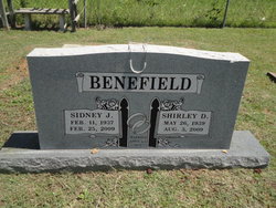 Shirley Delores <I>Oliver</I> Benefield 